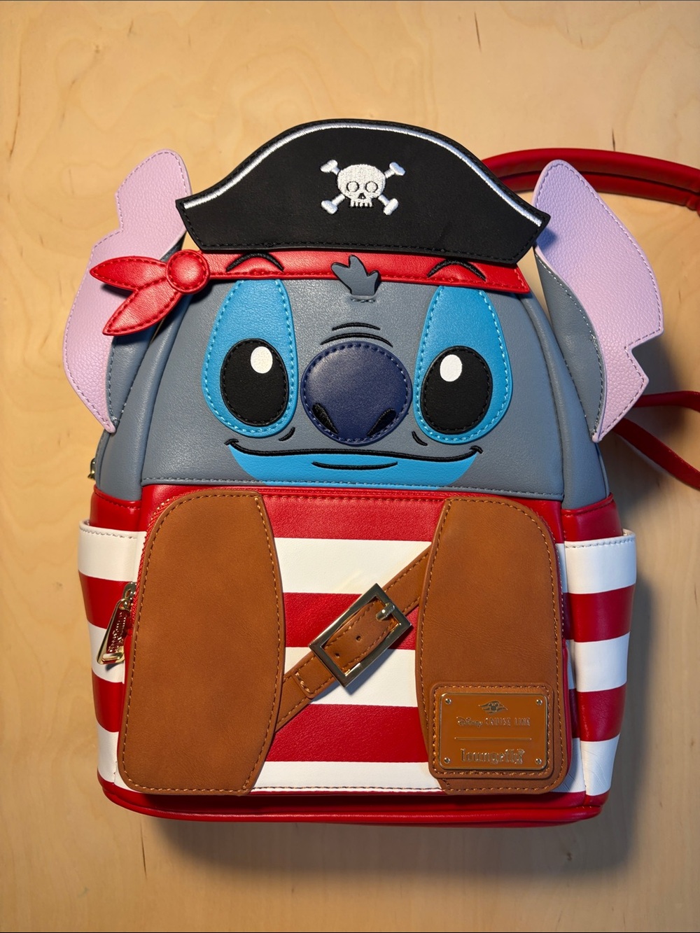 Disney Cruiseline Loungefly Stitch Pirate Backpack